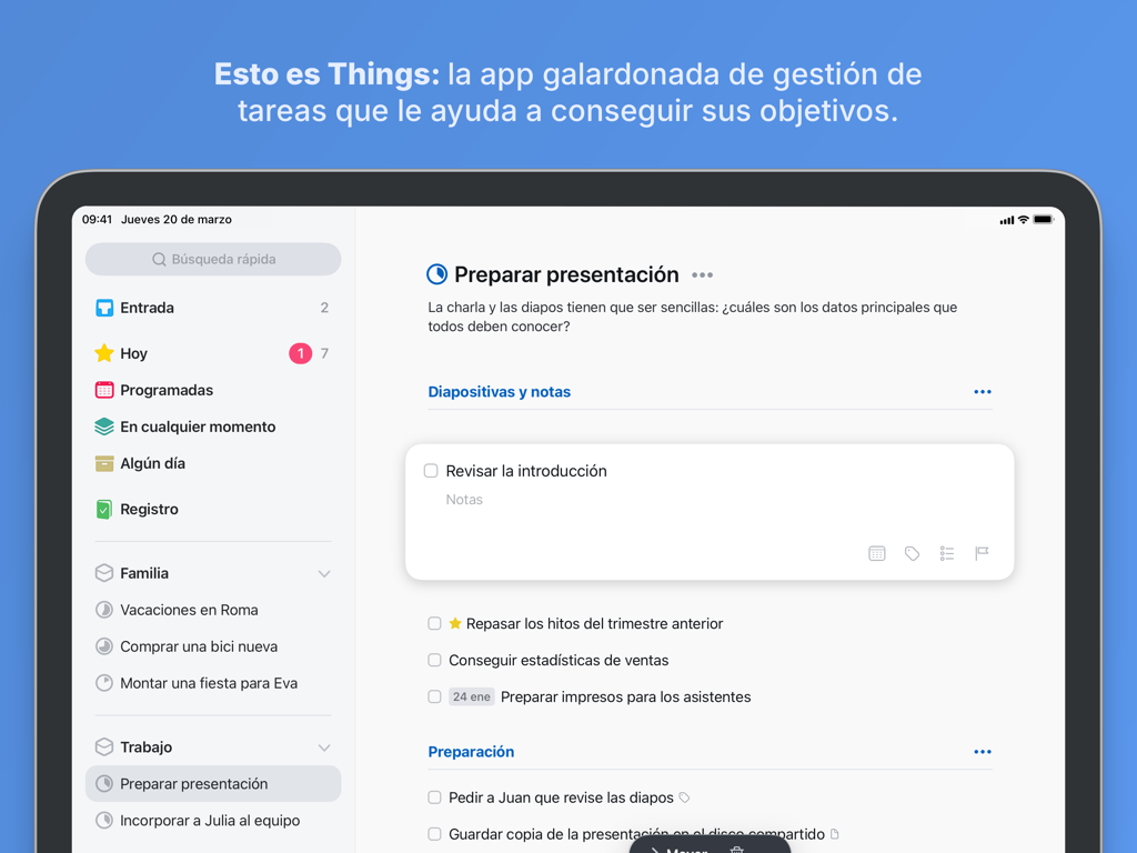 Portada de Things 3 | iPad