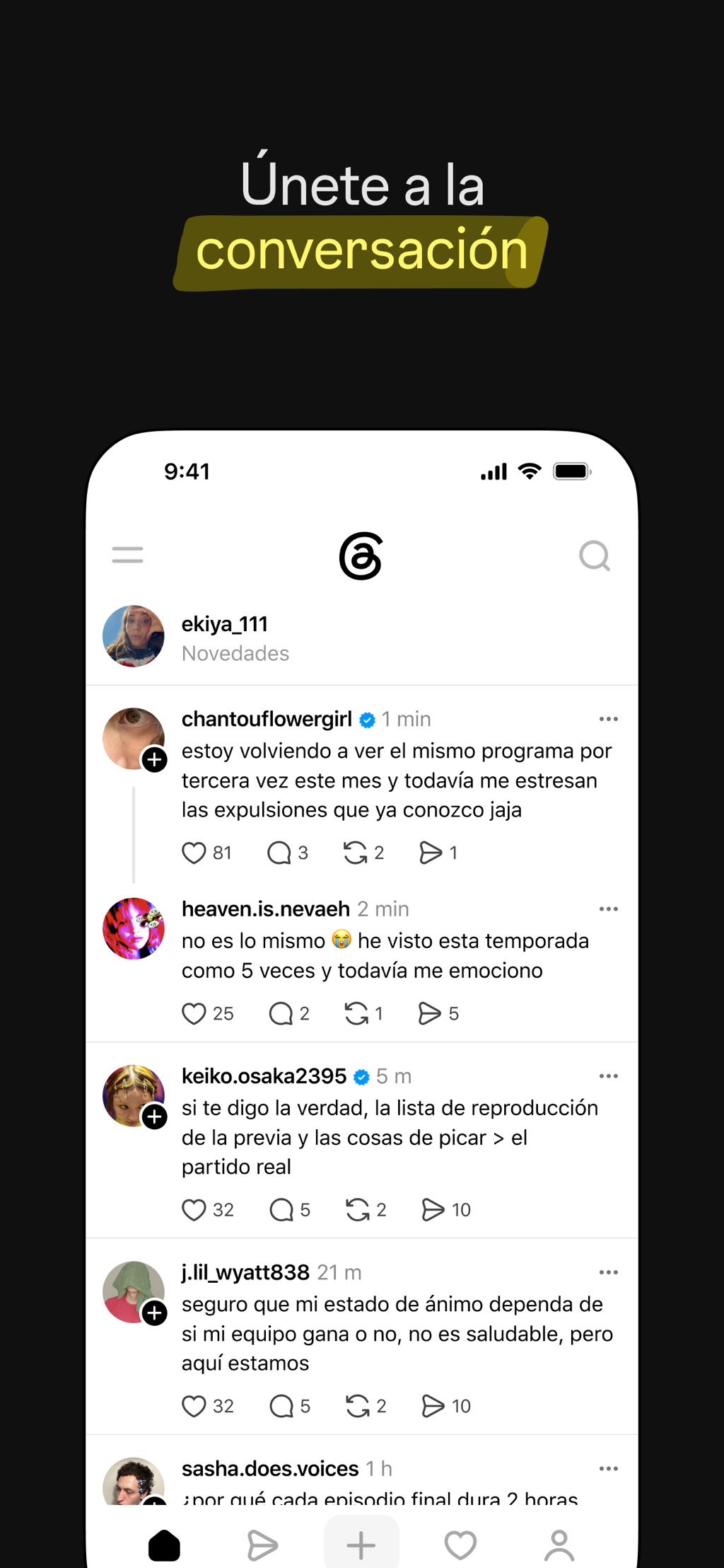 Portada de Threads Plus
